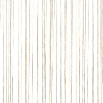 Fadenvorhänge 2 Stk. 140 x 250 cm Beige