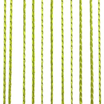 Fadenvorhänge 2 Stk. 100 x 250 cm Grün