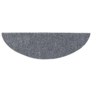 15 Stk. Selbstkl. Treppenmatten Nadelvlies 56x17x3cm Hellgrau