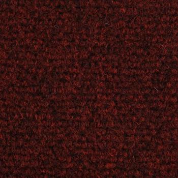 Stufenmatten Selbstklebend 15 Stk. 56x17x3 cm Bordeauxrot Halbrund