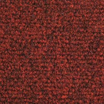 Stufenmatten Selbstklebend 15 Stk. 56x17x3 cm Bordeauxrot Halbrund