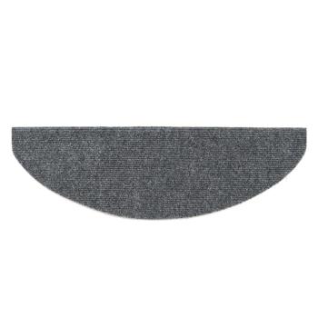 15-tlg Selbstkleb. Treppenmatten Nadelvlies 65x21x4cm Hellgrau