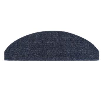 15-tlg Selbstklebende Treppenmatten Nadelvlies 65x21x4cm Blau