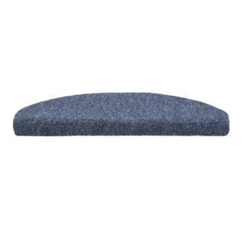 Stufenmatten Selbstklebend 15 Stk. 65x21x4 cm Blau Halbrund Groß