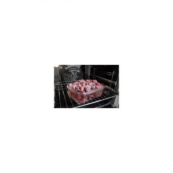 Gorenje GEC5C41WG Elektro-Standherd, 50cm breit, 70L, Glaskeramik, Pizza-Funkion, AquaClean, Auftaufunktion, weiß