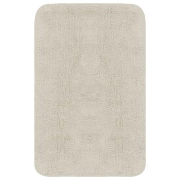 Badematten-Set 3-tlg. Stoff Weiß