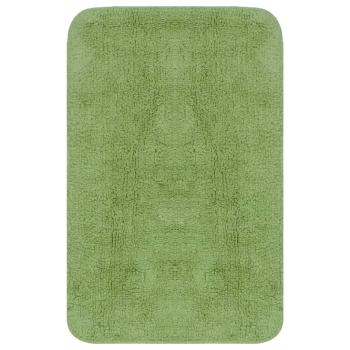 Badematten-Set 3-tlg. Stoff Grün