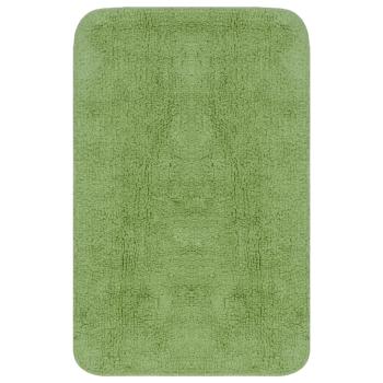 Badematten-Set 3-tlg. Stoff Grün
