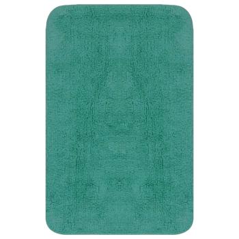 Badematten-Set 3-tlg. Stoff Türkis