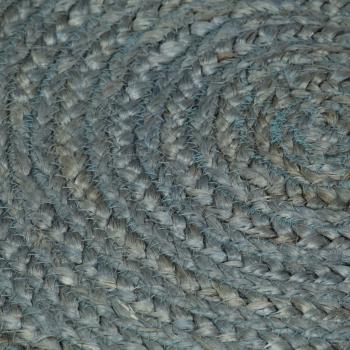 Teppich Handgefertigt Jute Rund 150 cm Olivgrün