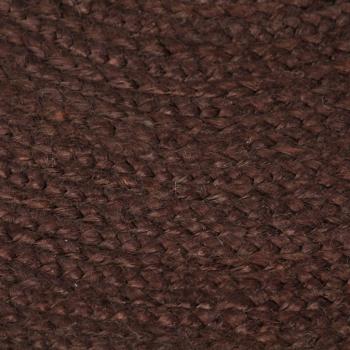 Teppich Handgefertigt Jute Rund 150 cm Braun
