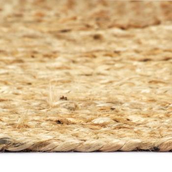 Teppich Handgefertigt Jute Natur 120x180 cm