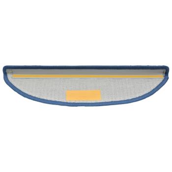 Stufenmatten 15 Stk. 56x17x3 cm Blau Halbrund
