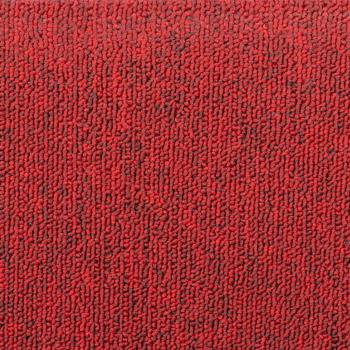 15 Stk. Treppenmatten Bordeauxrot 65 x 24 x 4 cm