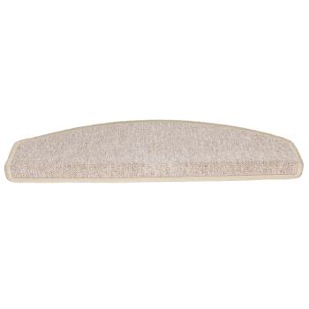 15 Stk. Treppenmatten Taupe 65 x 24 x 4 cm