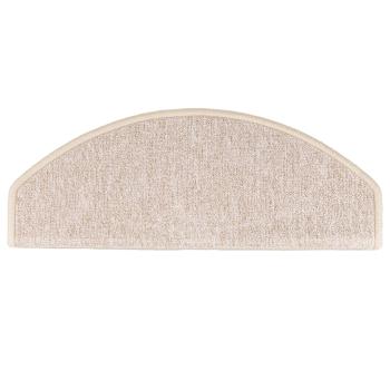 15 Stk. Treppenmatten Taupe 65 x 24 x 4 cm