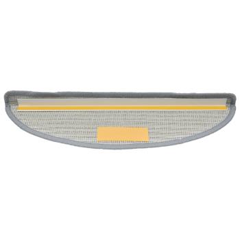 Treppenmatten 15 Stk. Grau 56x17x3 cm