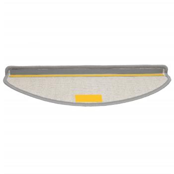 Treppenmatten 15 Stk. Grau 65x21x4 cm