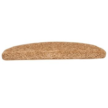 Treppenmatten 15 Stk. Beige 65x21x4 cm