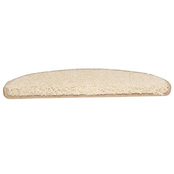 Treppenmatten 15 Stk. Creme 65x21x4 cm