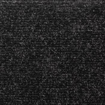 Treppenmatten 15 Stk. Nadelvlies 65x21x4 cm Schwarz