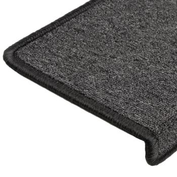 Teppich-Treppenstufen 15 Stk. 65x21x4 cm Anthrazit