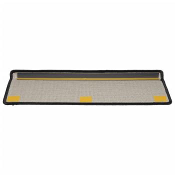 Teppich-Treppenstufen 15 Stk. 65x21x4 cm Schwarz