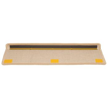 Teppich-Treppenstufen 15 Stk. 65x21x4 cm Braun