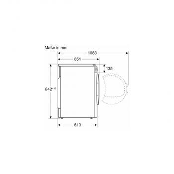 Bosch WTH83V03 Serie 4 7kg A++ Wärmepumpentrockner, 60cm breit, EasyClean, AutoDry, LED-Display, Restzeitanzeige, SensitiveDrying, weiß