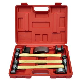 7-tlg. Karosserie-Ausbeulset Ausbeulhammer Dellen-Reparatur-Set