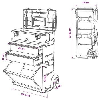 Werkzeugtrolley 3-teilig