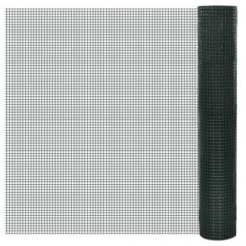 ARDEBO.de - Drahtzaun für Hühner Verzinkter Stahl 1x25 m Grün