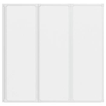 Duschwand 117x120 cm 3-teilig Faltbar
