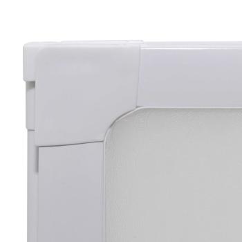 Duschwand 117x120 cm 3-teilig Faltbar