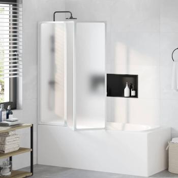 Badewannen Faltwand Duschabtrennung 141 x 132 cm