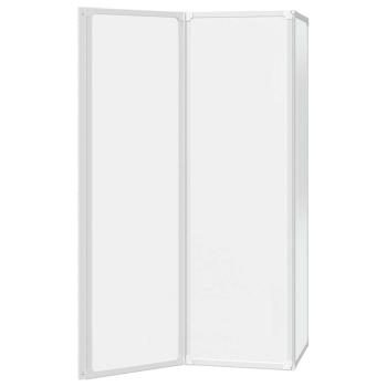 Badewannen Faltwand Duschabtrennung 141 x 132 cm