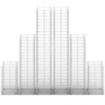 Gabionen-Set 6-tlg. Verzinkter Draht 