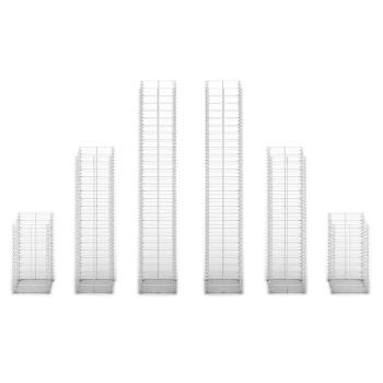 Gabionen-Set 6-tlg. Verzinkter Draht 