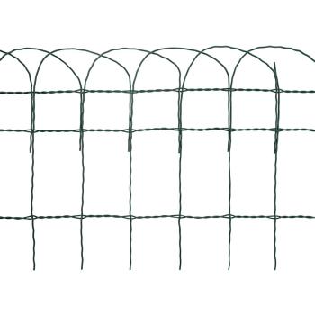 Beetzaun Pulverbeschichtetes Eisen 25×0,4 m