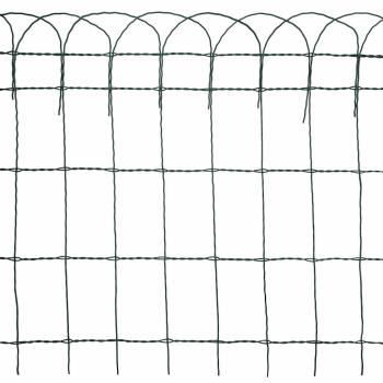 Beetzaun Pulverbeschichtetes Eisen 10×0,65 m