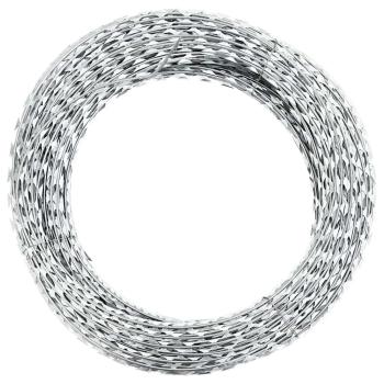 Stacheldraht Concertina Klingendraht Verzinkter Stahl 100 m