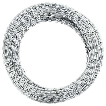 Stacheldraht Concertina Klingendraht Verzinkter Stahl 60 m