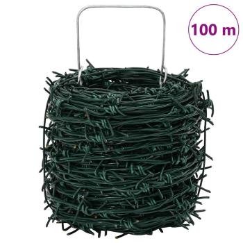 Stacheldraht Grün 100 m