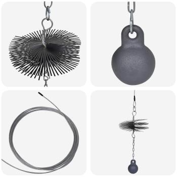 Kaminbesen Rund 20 cm Durchmesser