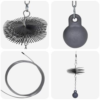 Runde Kaminreinigungsbürste Durchmesser 25 cm