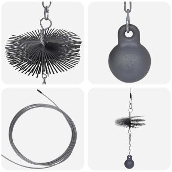 Runde Kaminreinigungsbürste Durchmesser 25 cm