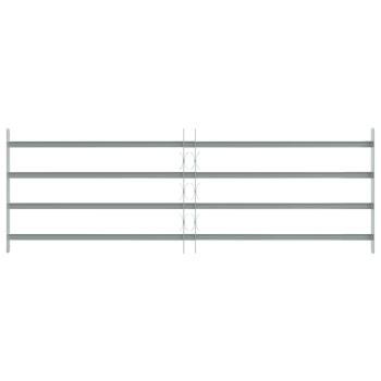 Fenstergitter Verstellbar mit 4 Querstäben 1000-1500 mm
