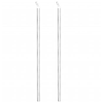 Maschendrahtzaun Pfosten Bodenhülsen Stahl Verzinkt 25x1,5 m