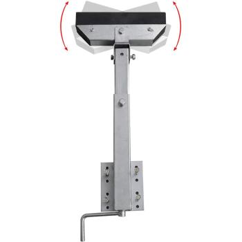 Bootstrailer-Stützen Vollgummi 2er-Set 63 - 88 cm