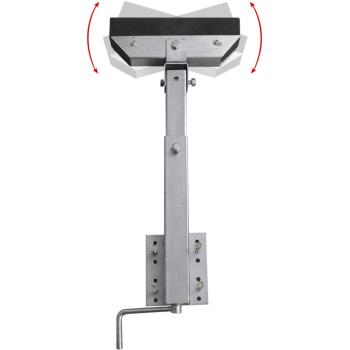 Bootstrailer-Stützen Vollgummi 2er-Set 63 - 88 cm